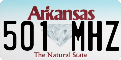 AR license plate 501MHZ