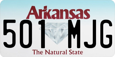 AR license plate 501MJG