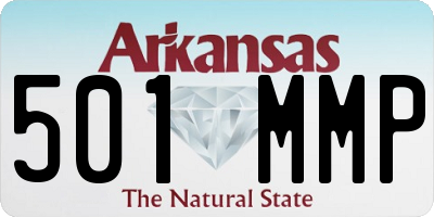 AR license plate 501MMP
