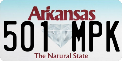 AR license plate 501MPK