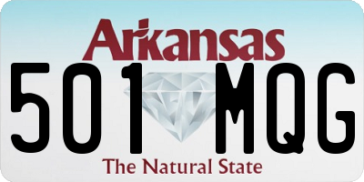 AR license plate 501MQG