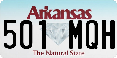 AR license plate 501MQH