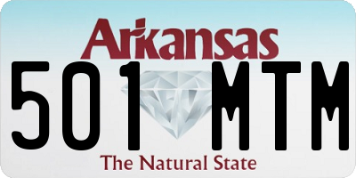 AR license plate 501MTM