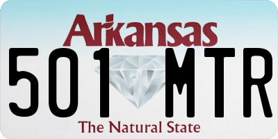 AR license plate 501MTR