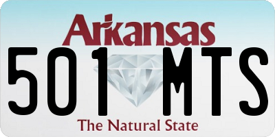 AR license plate 501MTS
