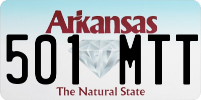 AR license plate 501MTT