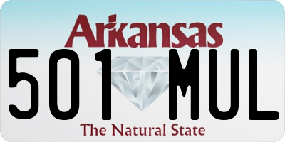 AR license plate 501MUL