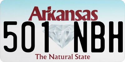 AR license plate 501NBH