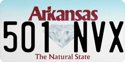 AR license plate 501NVX