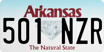 AR license plate 501NZR