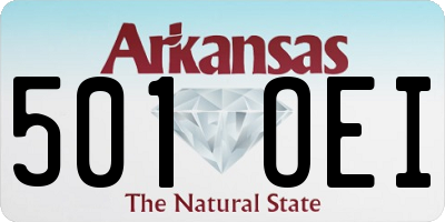AR license plate 501OEI
