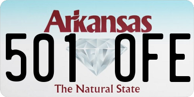 AR license plate 501OFE
