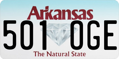 AR license plate 501OGE