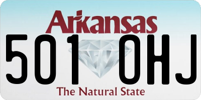 AR license plate 501OHJ