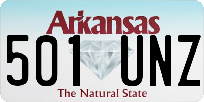 AR license plate 501UNZ
