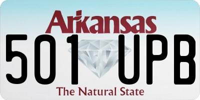 AR license plate 501UPB