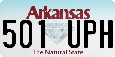 AR license plate 501UPH