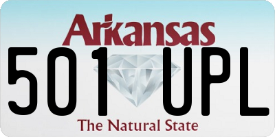 AR license plate 501UPL