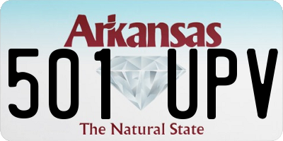 AR license plate 501UPV