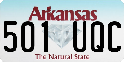 AR license plate 501UQC