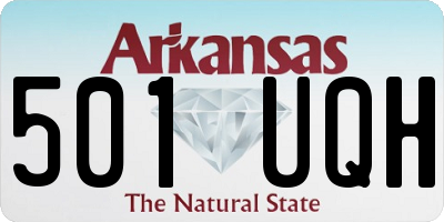 AR license plate 501UQH