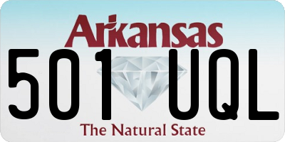 AR license plate 501UQL
