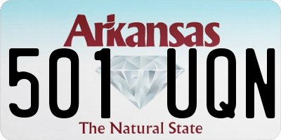 AR license plate 501UQN