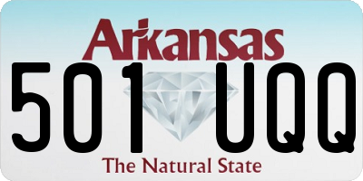 AR license plate 501UQQ