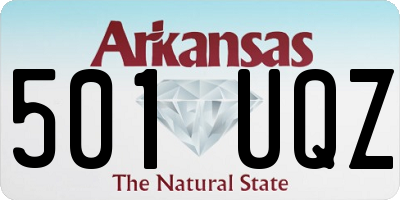 AR license plate 501UQZ