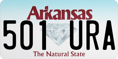 AR license plate 501URA