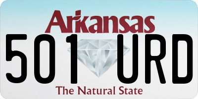 AR license plate 501URD
