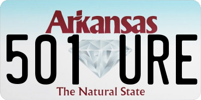 AR license plate 501URE