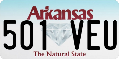 AR license plate 501VEU