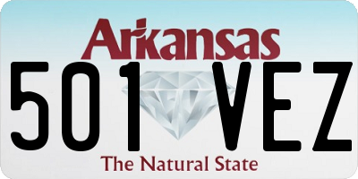 AR license plate 501VEZ