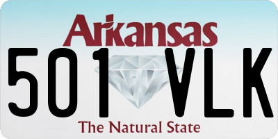 AR license plate 501VLK