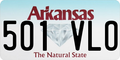 AR license plate 501VLO
