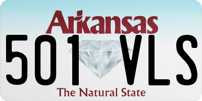AR license plate 501VLS