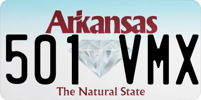 AR license plate 501VMX