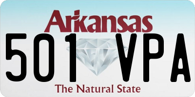 AR license plate 501VPA
