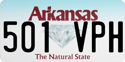 AR license plate 501VPH