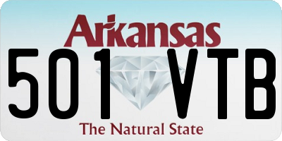 AR license plate 501VTB