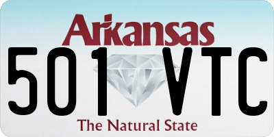 AR license plate 501VTC