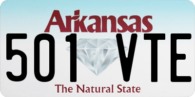AR license plate 501VTE