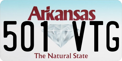 AR license plate 501VTG