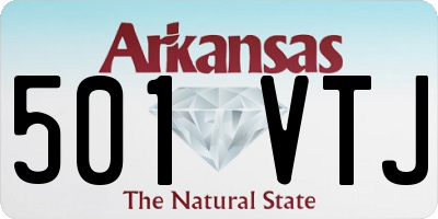 AR license plate 501VTJ