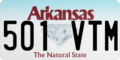 AR license plate 501VTM