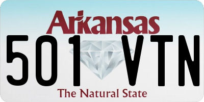 AR license plate 501VTN