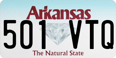 AR license plate 501VTQ