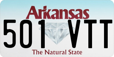 AR license plate 501VTT