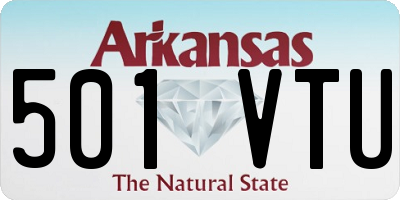 AR license plate 501VTU